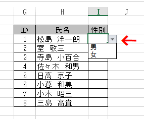 「男」か「女」から選択できるようになった