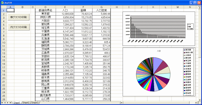 グラフを印刷する Excel Tips