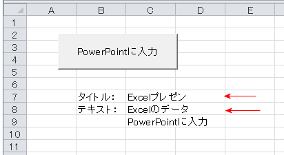 PowerPointにコピーするExcel画面